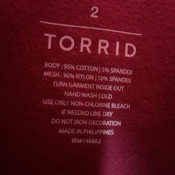 NWT Torrid Pink Stretch Mesh Foxy MockNeck Long Sleeve Blouse Women Plus Size 2X - Picture 2 of 9